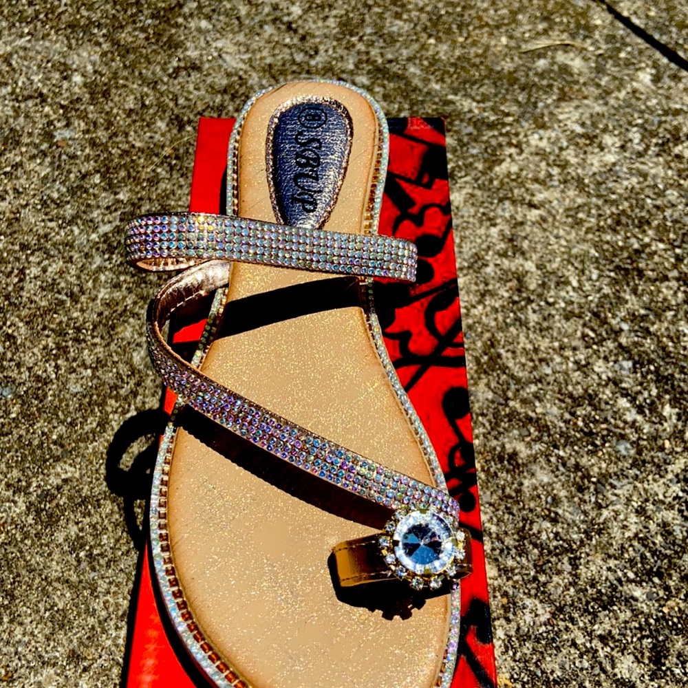 Rhinestone sandals